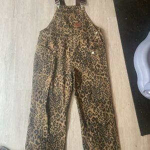 Leopard Print Women’s Overalls